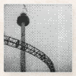 porta copos de vidro do parque de diversões