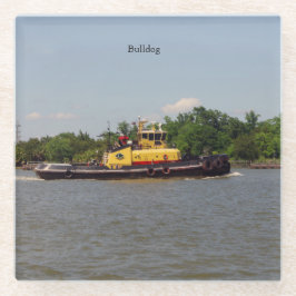 Porta copos de vidro para Buldogue