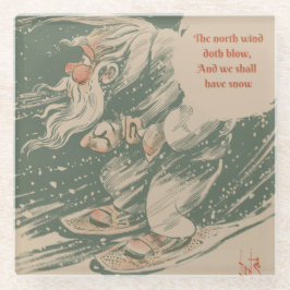 Porta copos de vidro para o norte