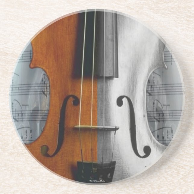 Porta copos de violino (Frente)