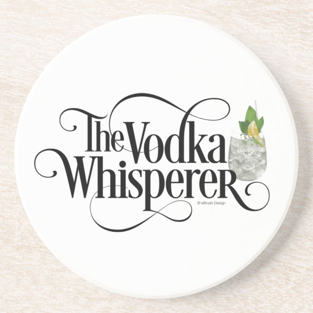 Porta copos de Whisperer Vodka (Frente)