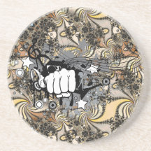 Decoração com imagem fractal e mães do primeiro ra