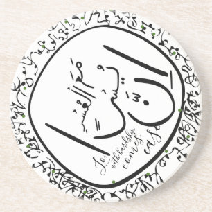 Porta-copos Dedo da paz