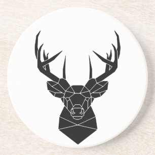 Porta-copos Deer Head Geométrico Arquivo Ai Silhout Stag P