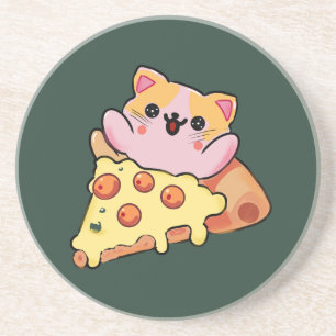 Porta-copos Desenho animado de gato Kawaii personalizado abraç