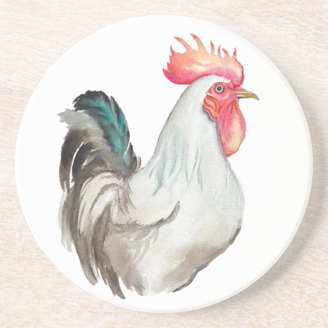 Porta-copos Desenho manual em aquarela de uma galeria (Frente)