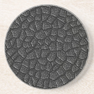 Porta-copos Design de Asfalto Preto