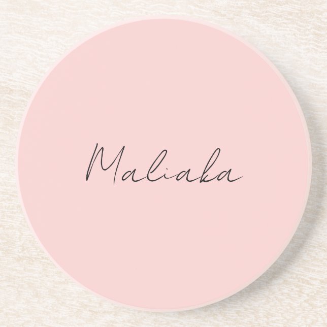 Porta-copos Design de Nome Personalizado com Estilo de Letra E (Frente)