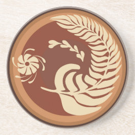 Porta-copos Design de penas e ventiladores