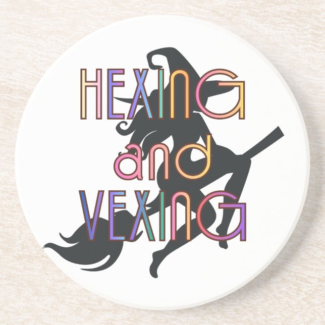 Porta-copos Design de Witchcore HEXING AND VEXING (Frente)