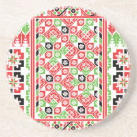 Design do bordado palestino Tatreez impresso