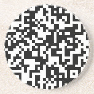 Porta-copos Design do código de QR
