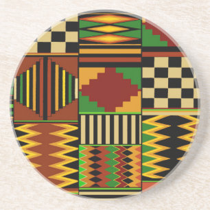 Porta-copos Design do Royal Kente Cloth Africano