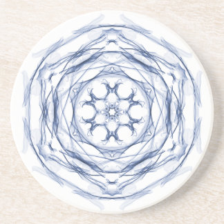 Porta-copos Design Fratural Azul