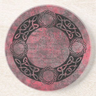 Porta-copos Designs de nó irlandeses