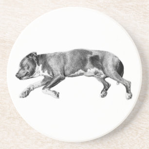 Porta-copos Deslize para a calmaria - Deslize detalhado do cão