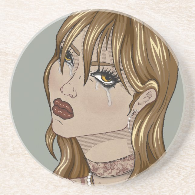 Porta-copos Dessous-de-verre en grès (Frente)