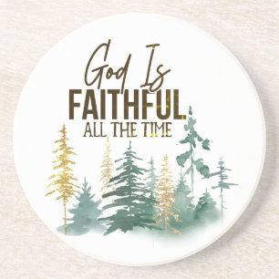 Porta-copos Deus é Fiel o tempo todo
