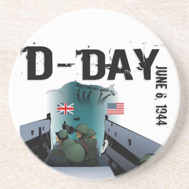 Porta-copos DIA 6 de junho de 1944 (Frente)