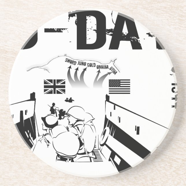 Porta-copos DIA 6 de junho de 1944 (Frente)