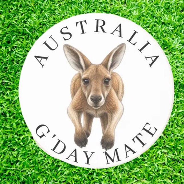 Porta-copos   Dia do Canguru Festa Temática de Vida Selvagem A (Australian outback straight to your table with our Kangaroo Aussie-Themed )