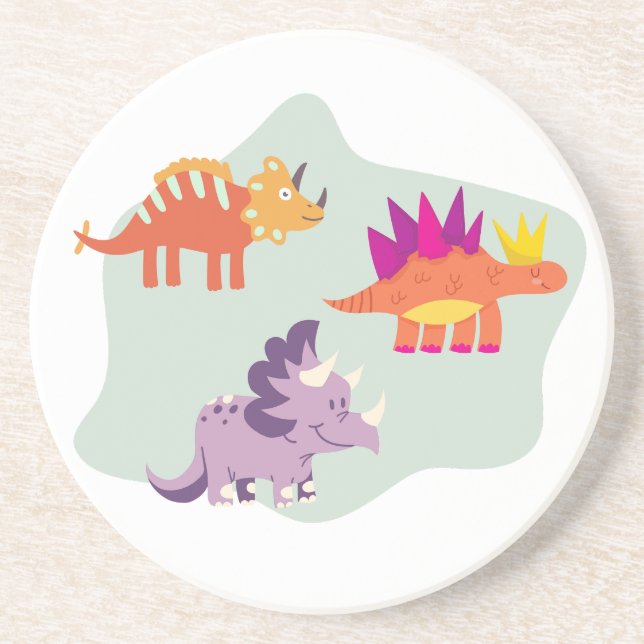 Porta-copos Dinossauro (Frente)