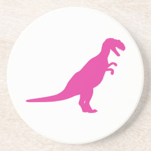 Porta-copos Dinossauro Rosa