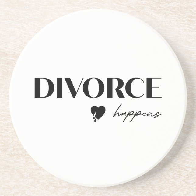 Porta-copos Divorce Happens (Frente)