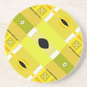 Porta copos do arenito da paleta de Kim por Julie