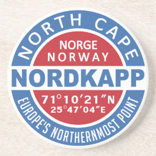 Porta copos do arenito de NORDKAPP Noruega