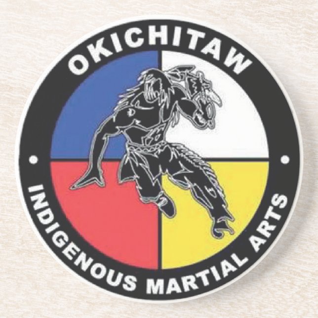 Porta copos do arenito de Okichitaw (Frente)