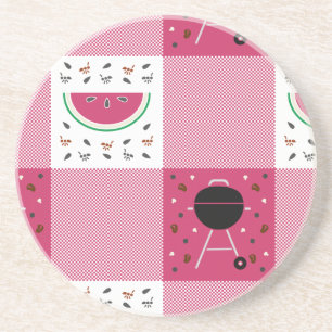 Porta copos do arenito do piquenique do verão