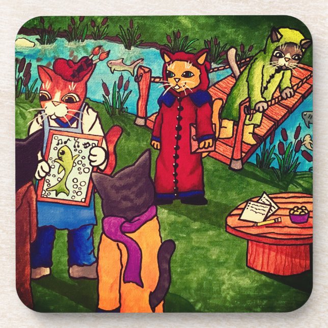 Porta copos do Artista Cat (Frente)