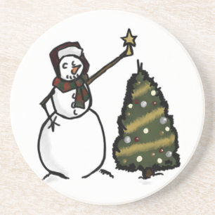 Porta copos do boneco de neve