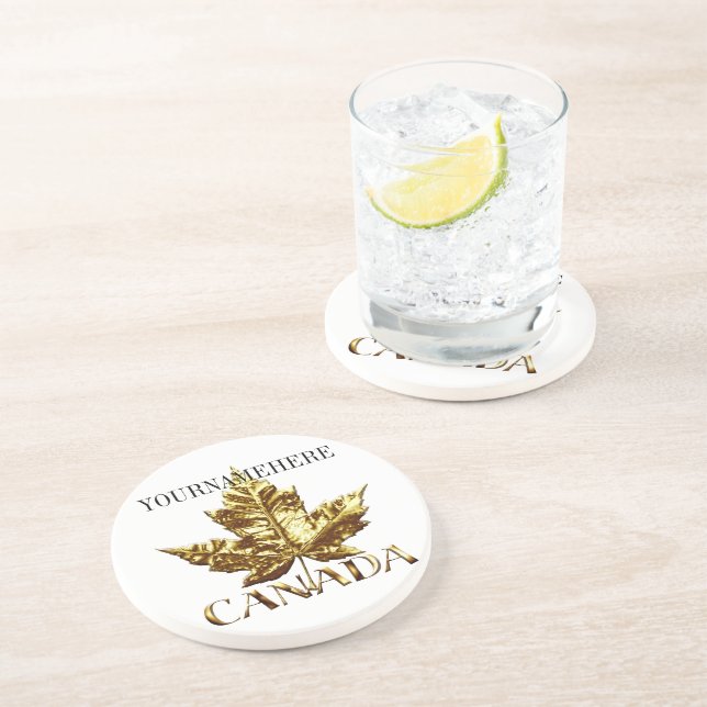 Porta copos do Canadá, Porta copos Dourada da equi (Lateral)