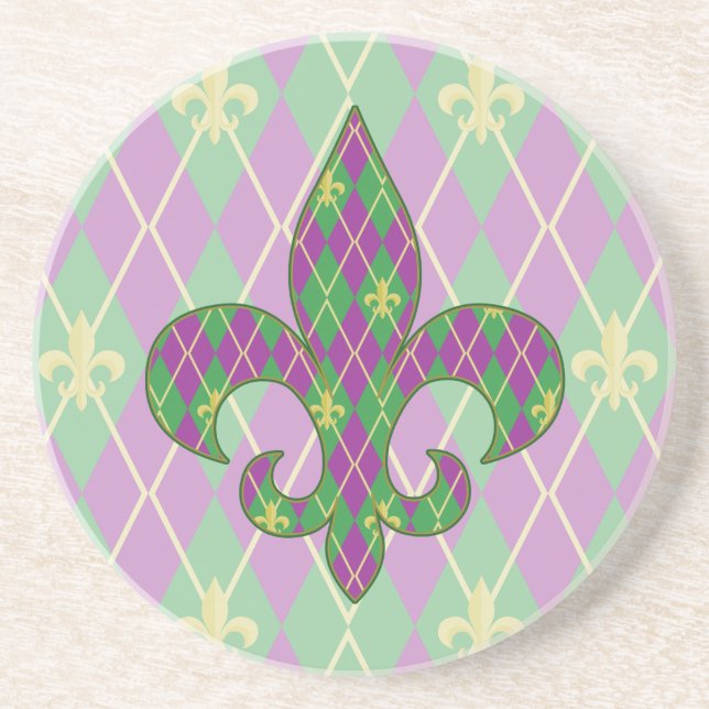 Porta copos do Carnaval Argyle Sandstone (Frente)