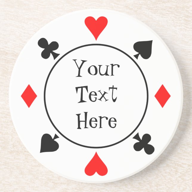 Porta copos do Casino Chip (Frente)