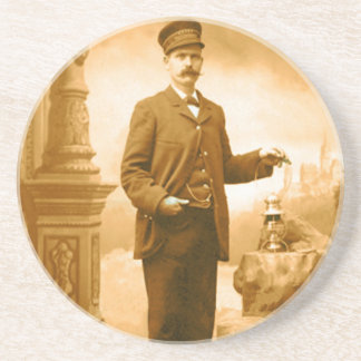 Porta copos do condutor de trem