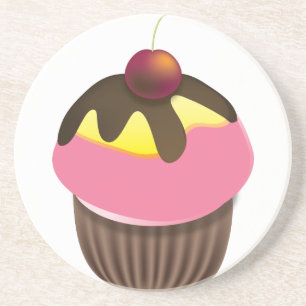 Porta copos do cupcake