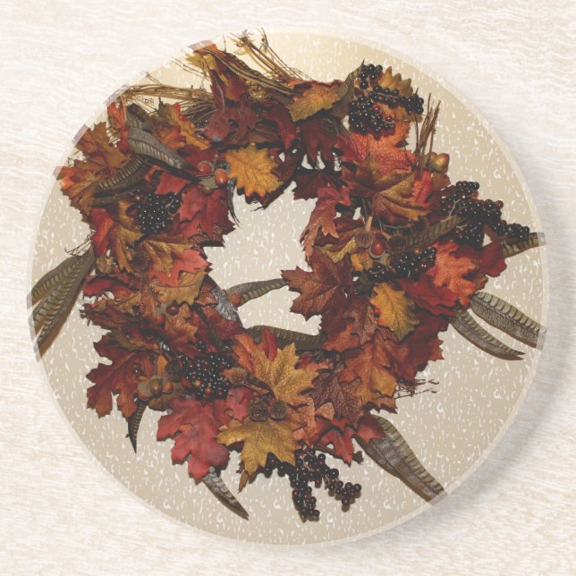 Porta copos do Dia de Ação de Graças (Frente)