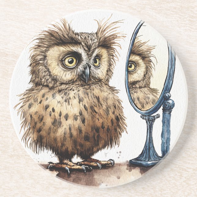 Porta copos do Dia do Cabelo Mau (Frente)