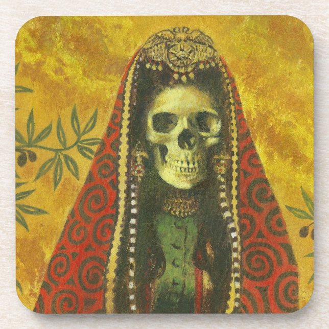 Porta copos do esqueleto gótico (Frente)