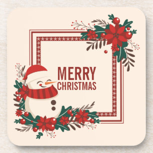 Porta copos do feriado   do Natal do boneco de