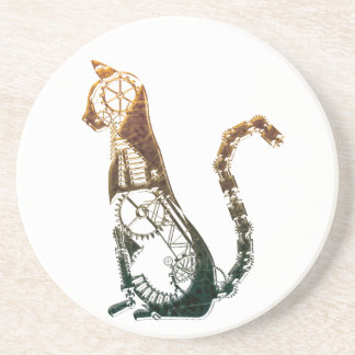 Porta copos do gato de Steampunk