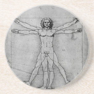 Porta copos do homem de Vitruvian