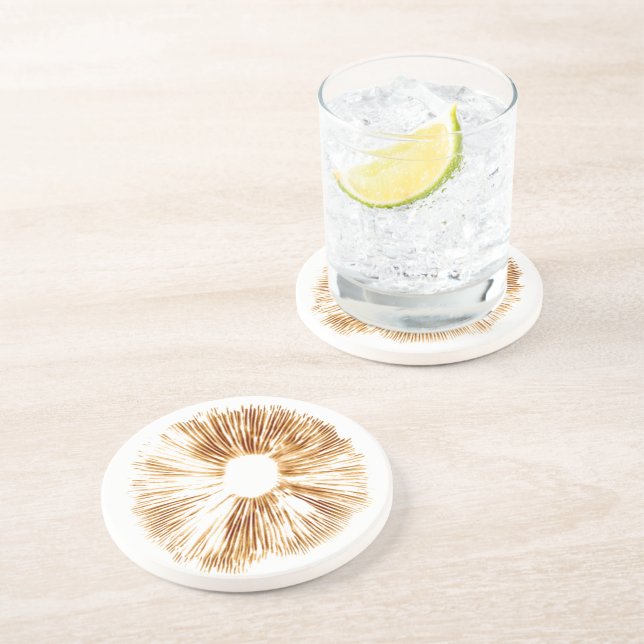 Porta copos do impressão do spore do cogumelo (Lateral)