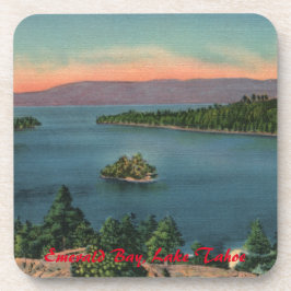 Porta copos do Lago Vintage Tahoe Emerald Bay