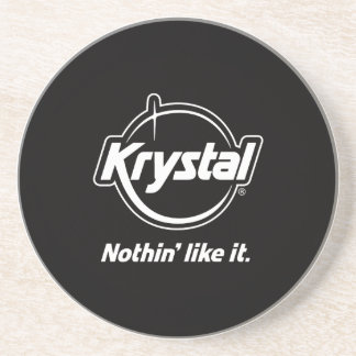 Porta copos do logotipo de Krystal