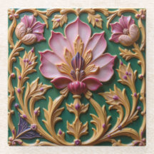 Porta copos do Lotus Rosa