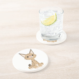 Porta copos do Lynx de Cartoon Bonito